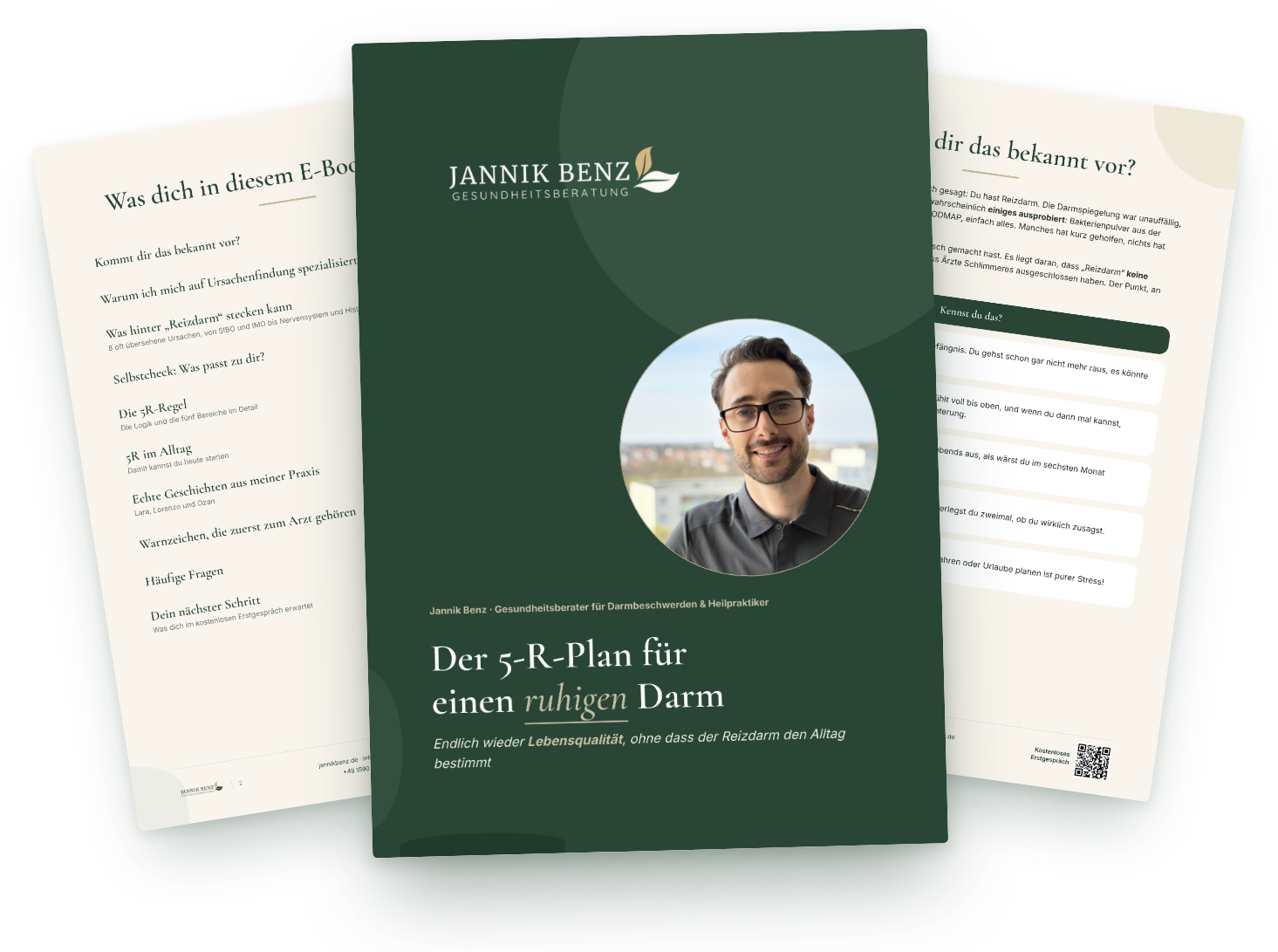 E-Book: Der 5-R-Plan für einen ruhigen Darm von Jannik Benz